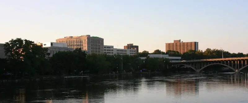 downtown rockford river